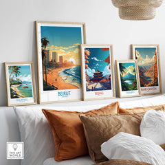 Beirut Travel Print