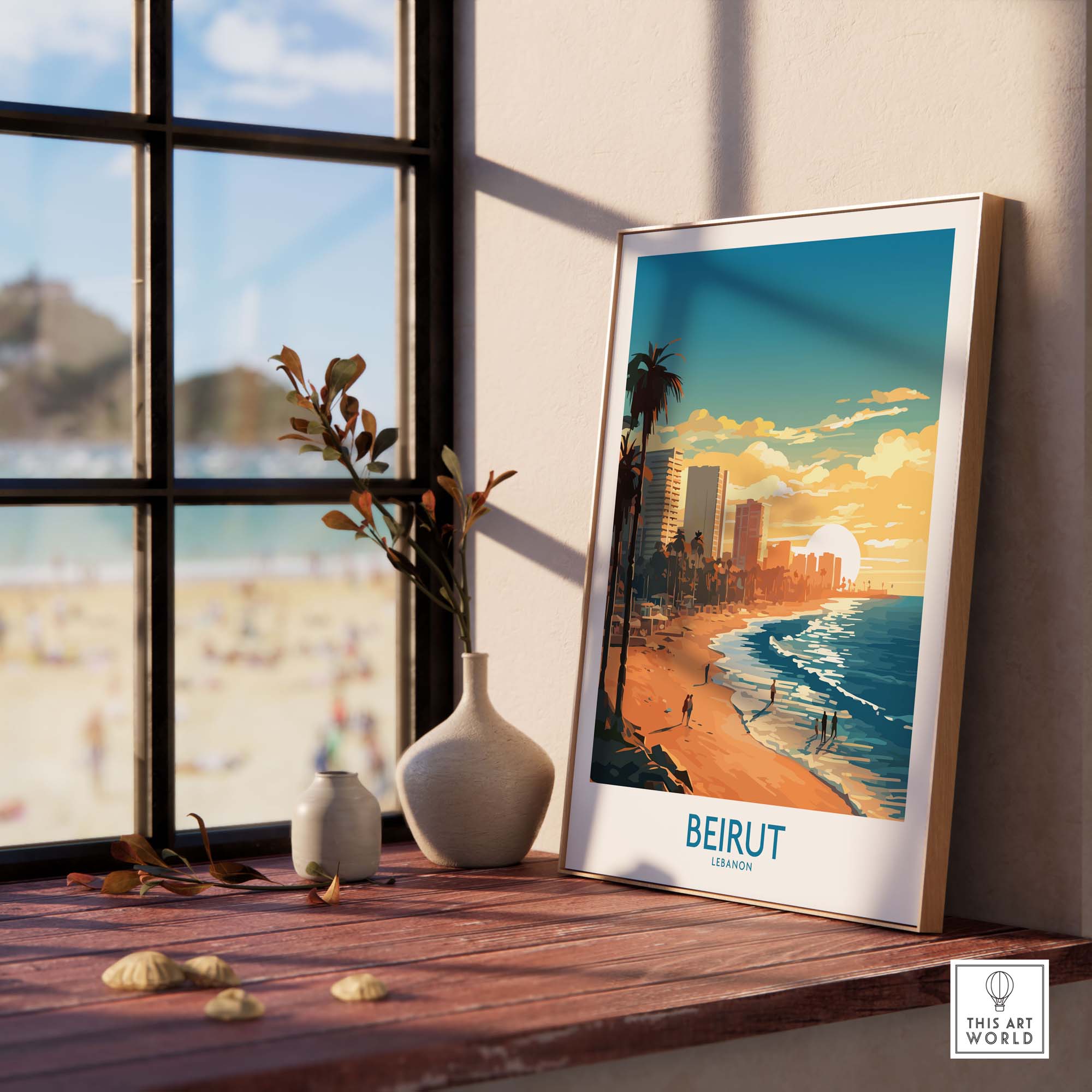 Beirut Travel Print