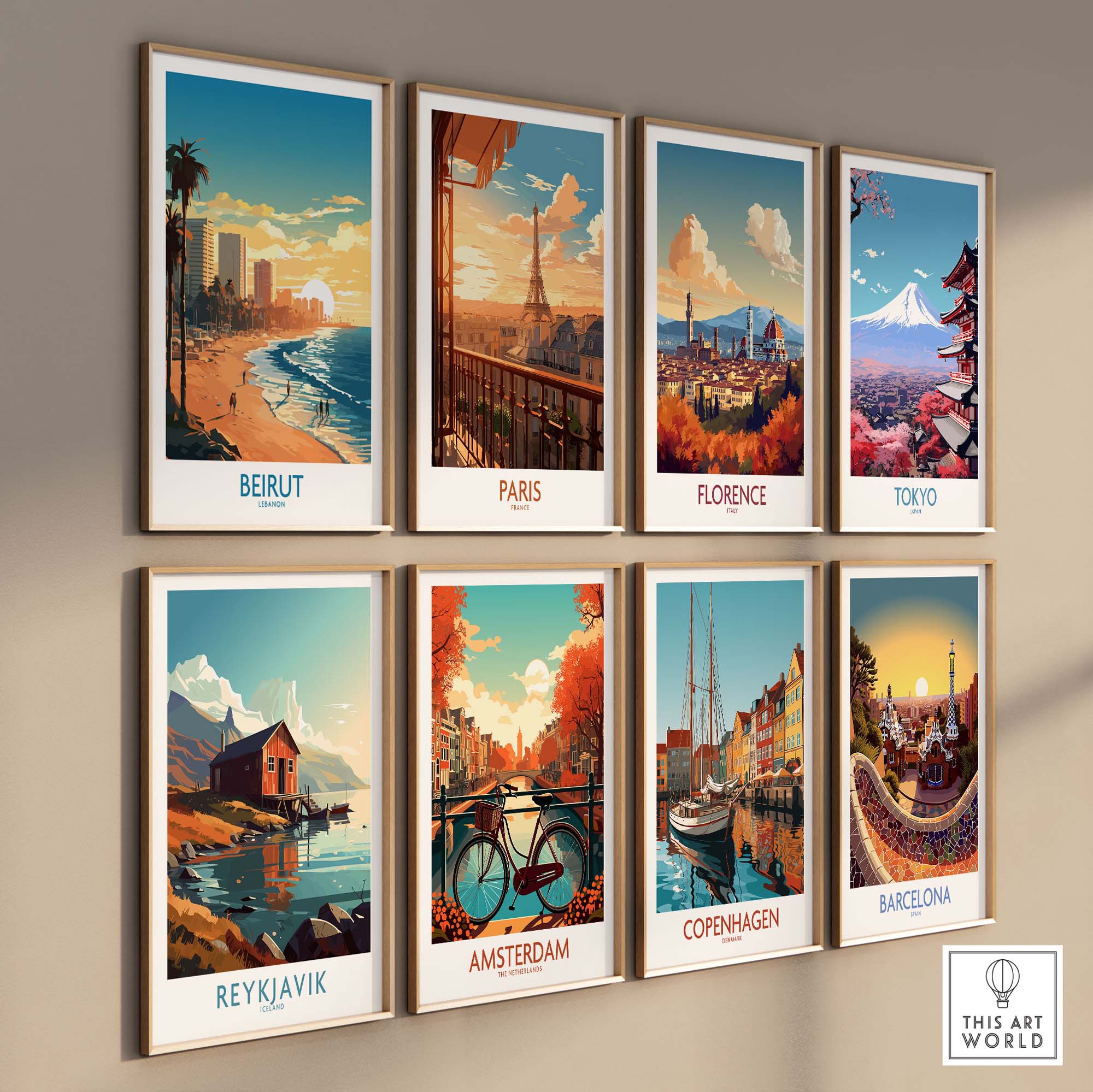 Beirut Travel Print