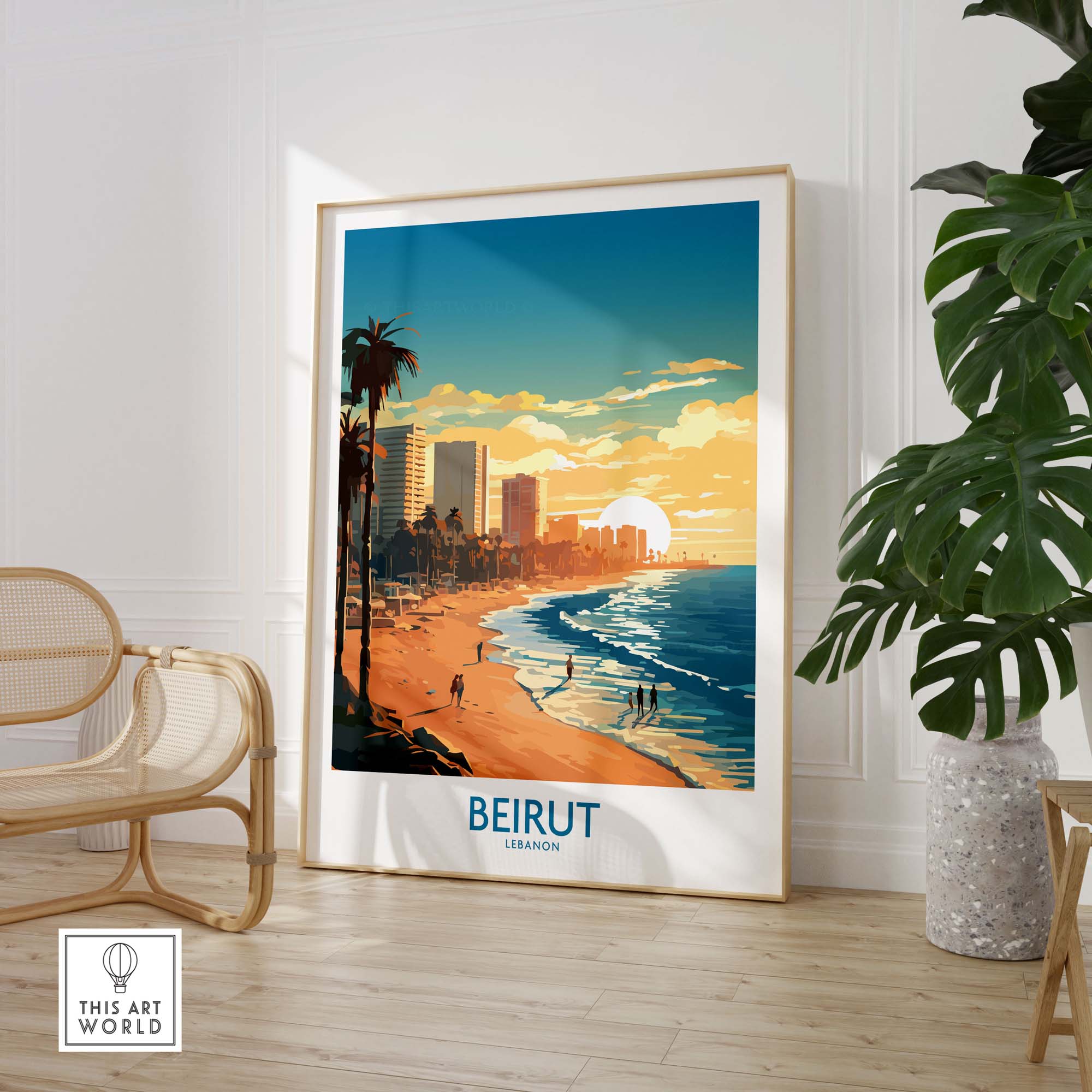 Beirut Travel Print