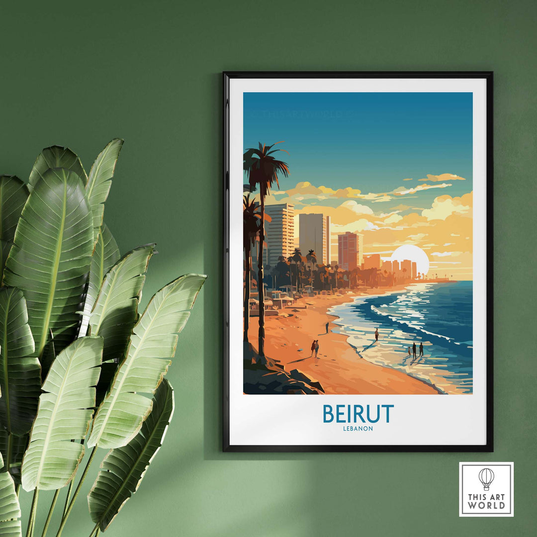 Beirut Travel Print