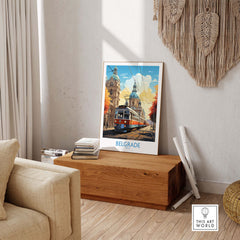 Belgrade Travel Poster