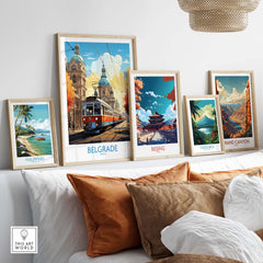Belgrade Travel Poster