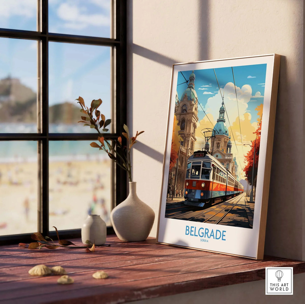 Belgrade Travel Poster