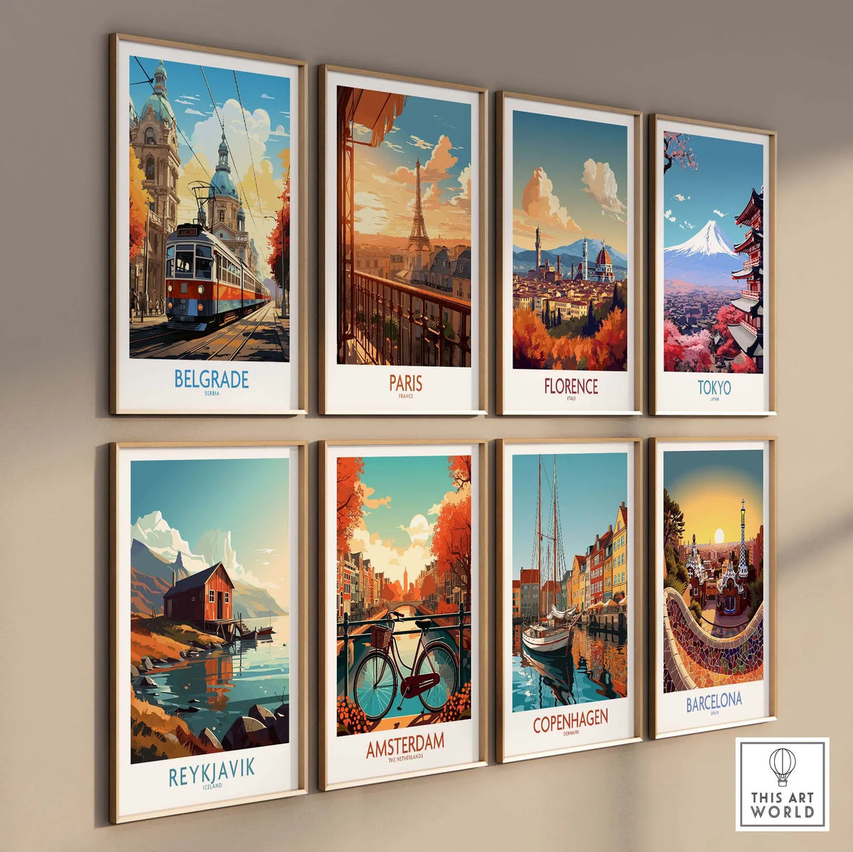 Belgrade Travel Poster