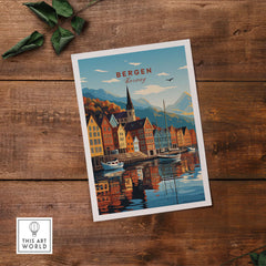 Bergen Norway Print