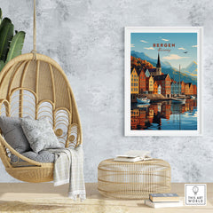 Bergen Norway Print