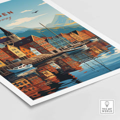Bergen Norway Print