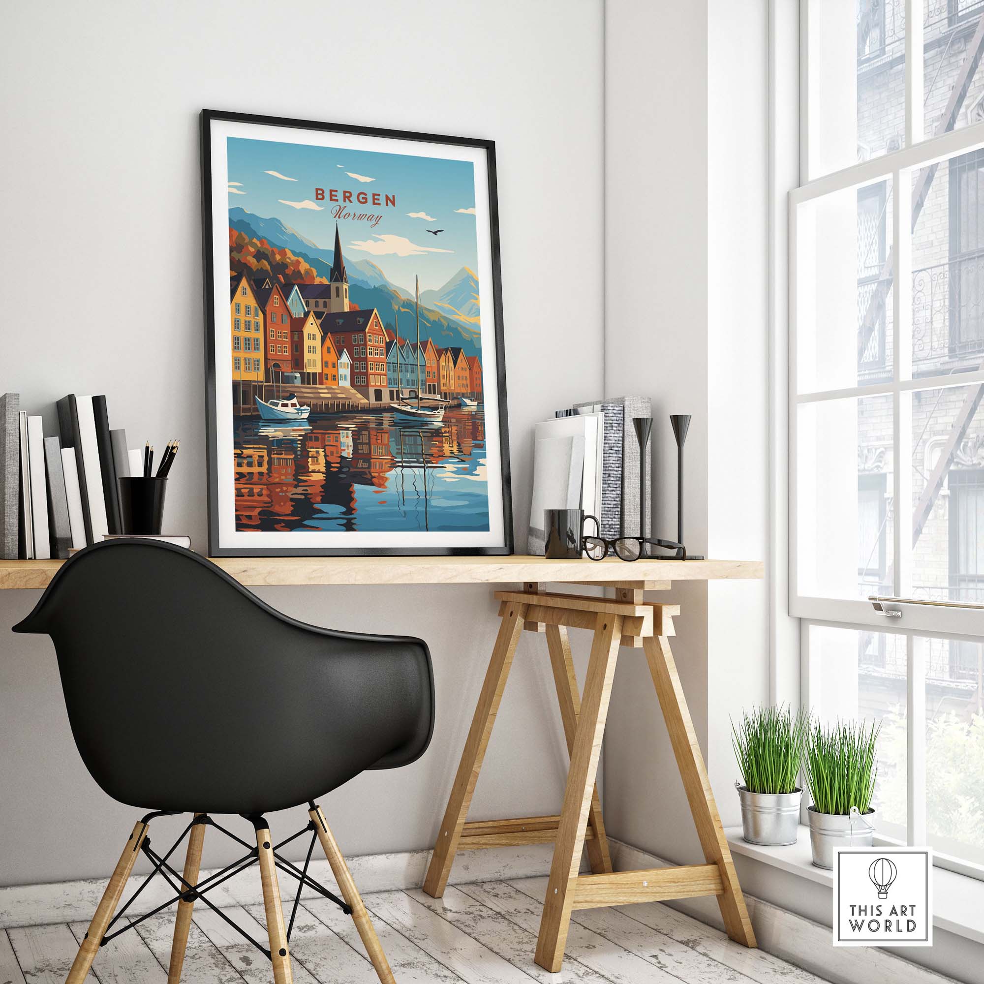 Bergen Norway Print