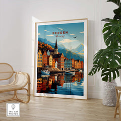 Bergen Norway Print