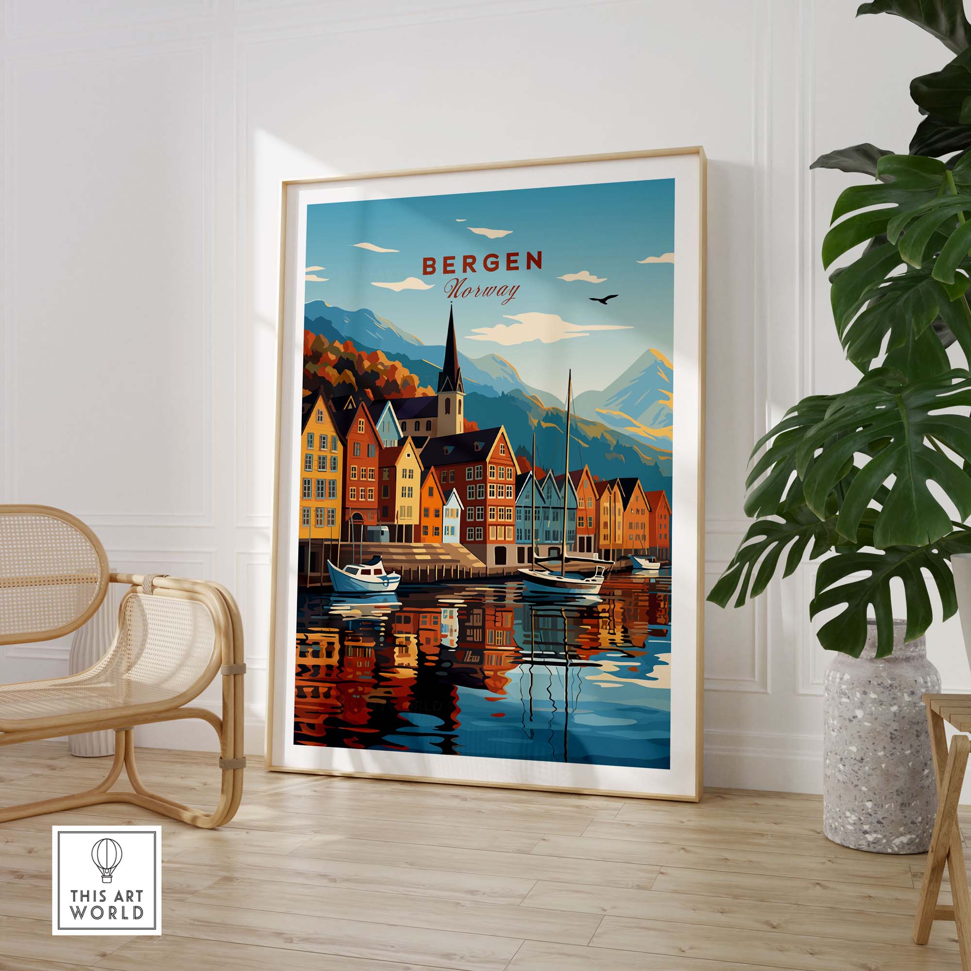 Bergen Norway Print
