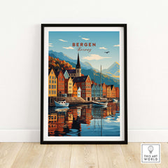 Bergen Norway Print