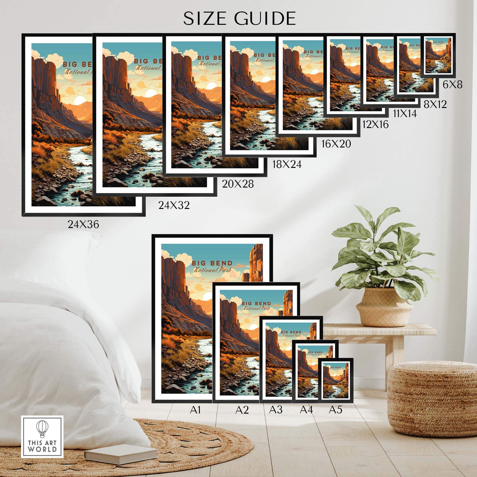 Big Bend Poster National Park