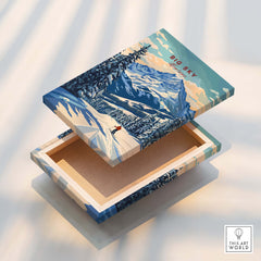 Big Sky Wall Art decorative box showcasing beautiful mountain scenery and nature-inspired design.