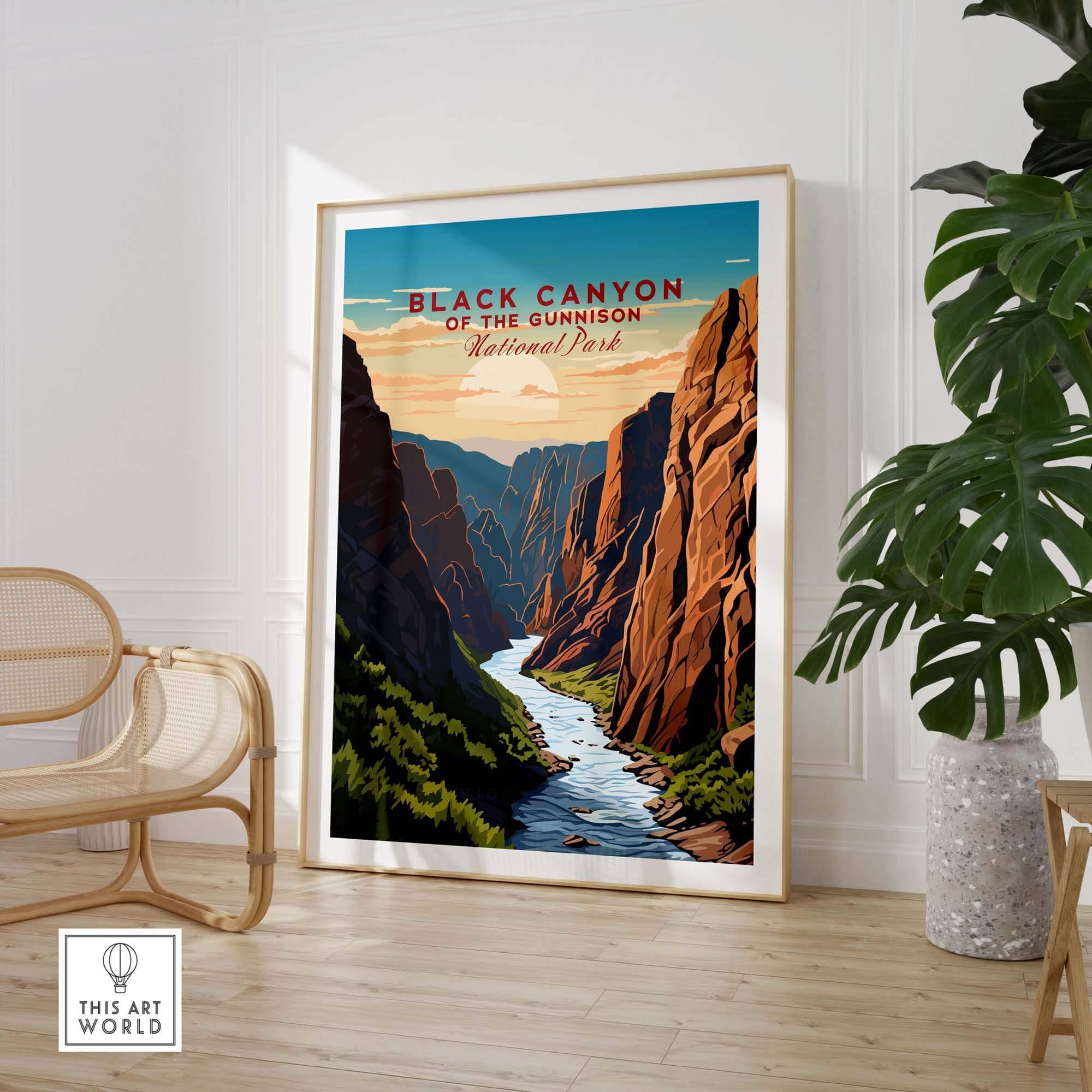 Black Canyon of the Gunnison Poster