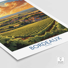 Bordeaux France Poster