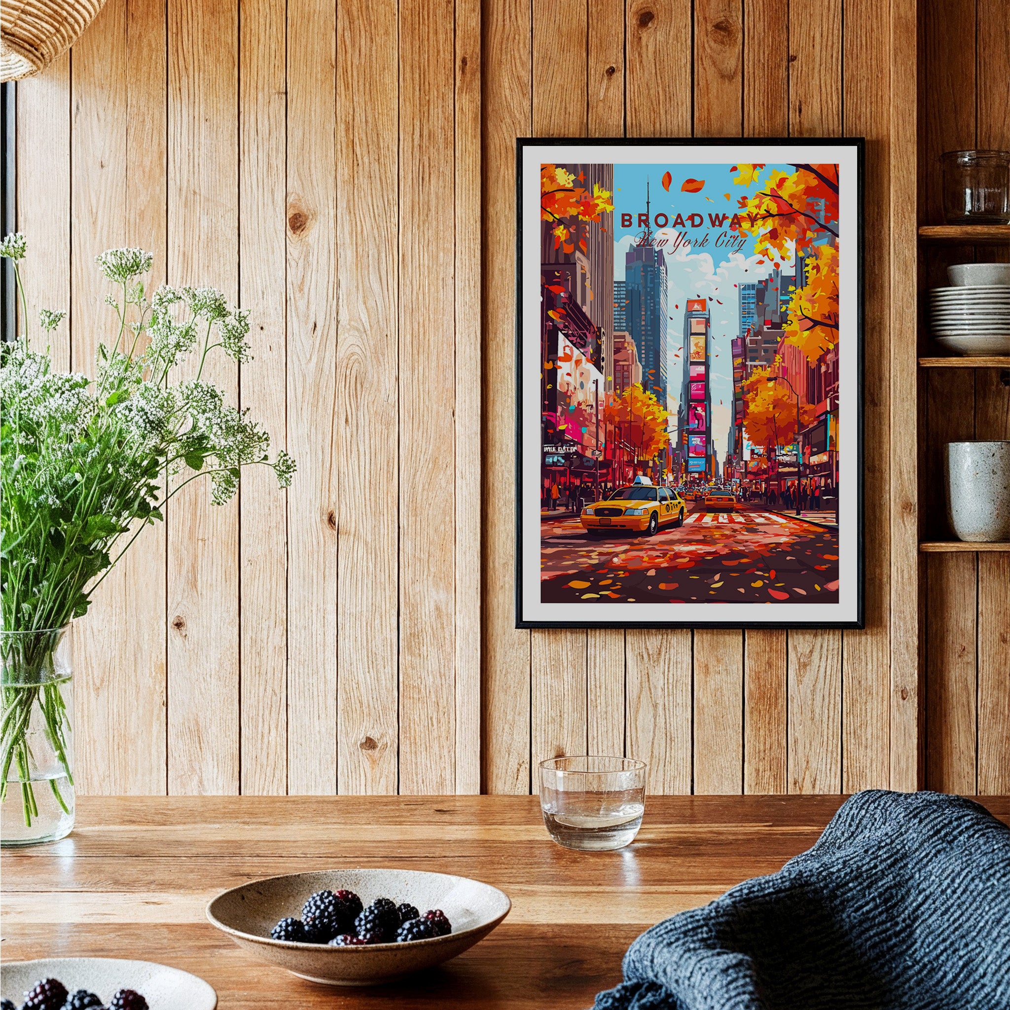 Broadway Travel Print