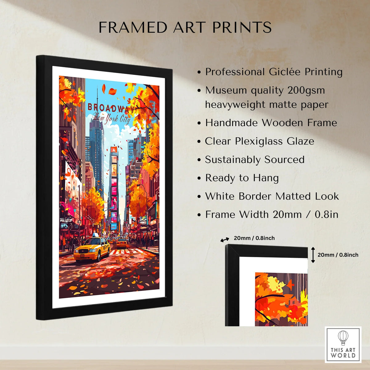 Broadway Travel Print