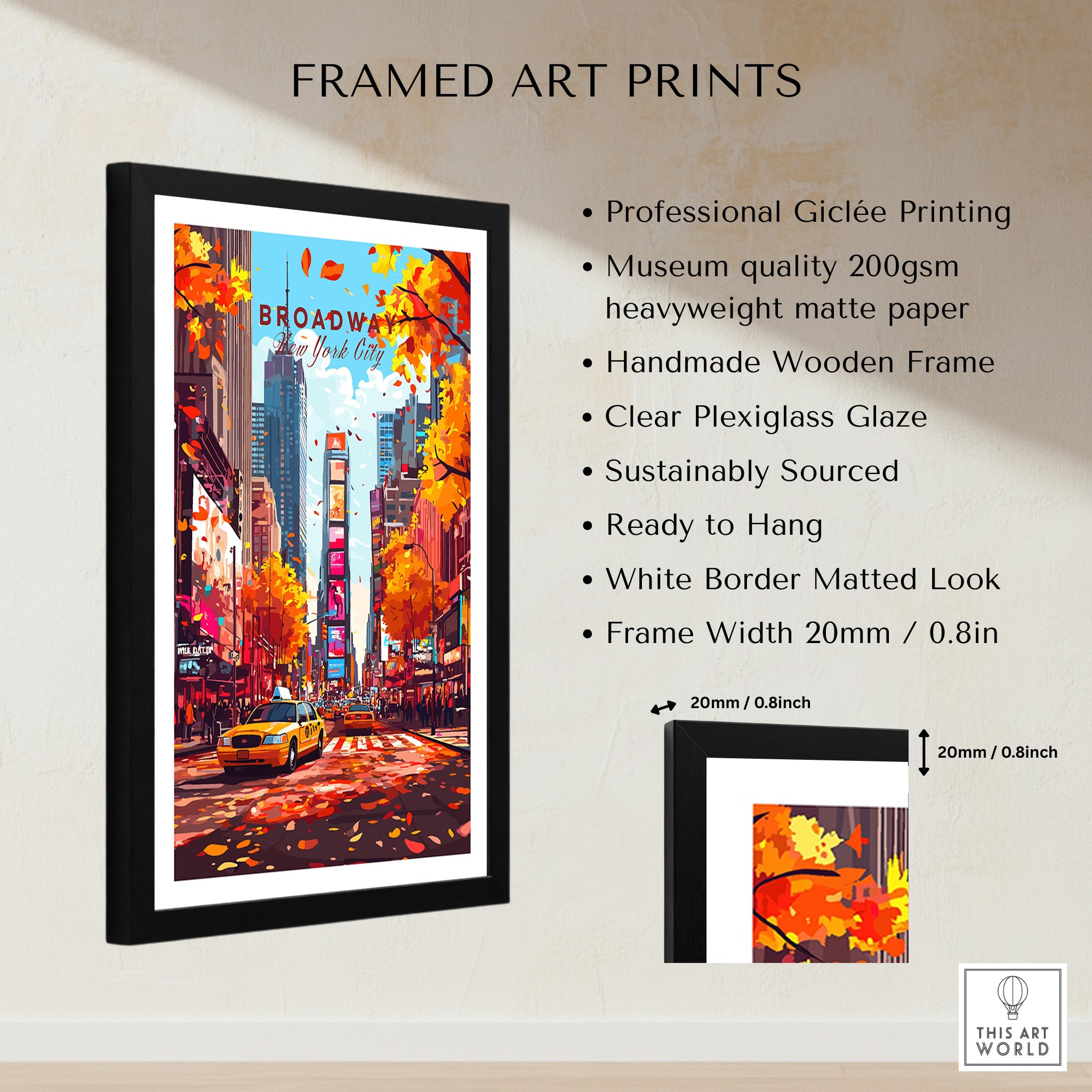 Broadway Travel Print