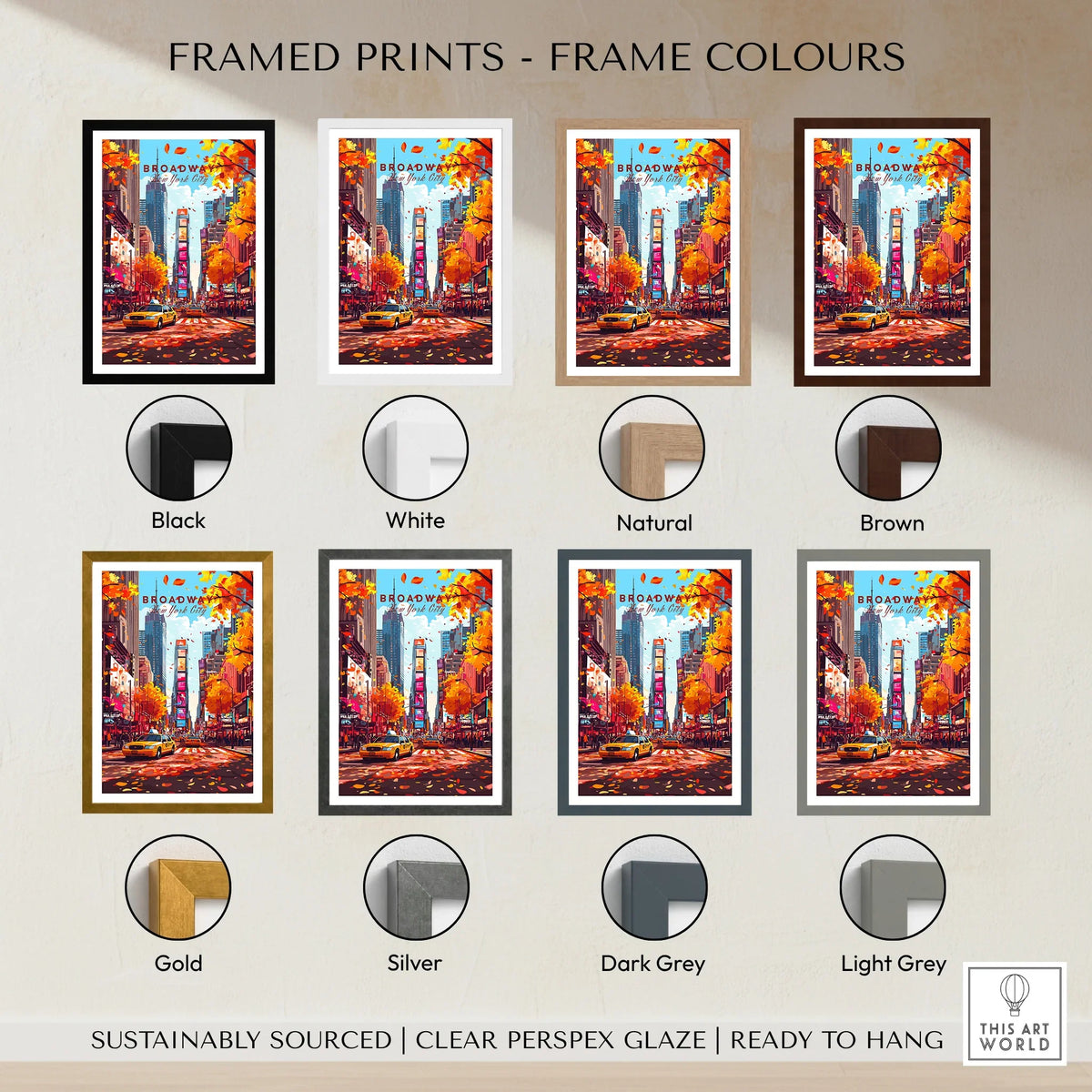 Broadway Travel Print