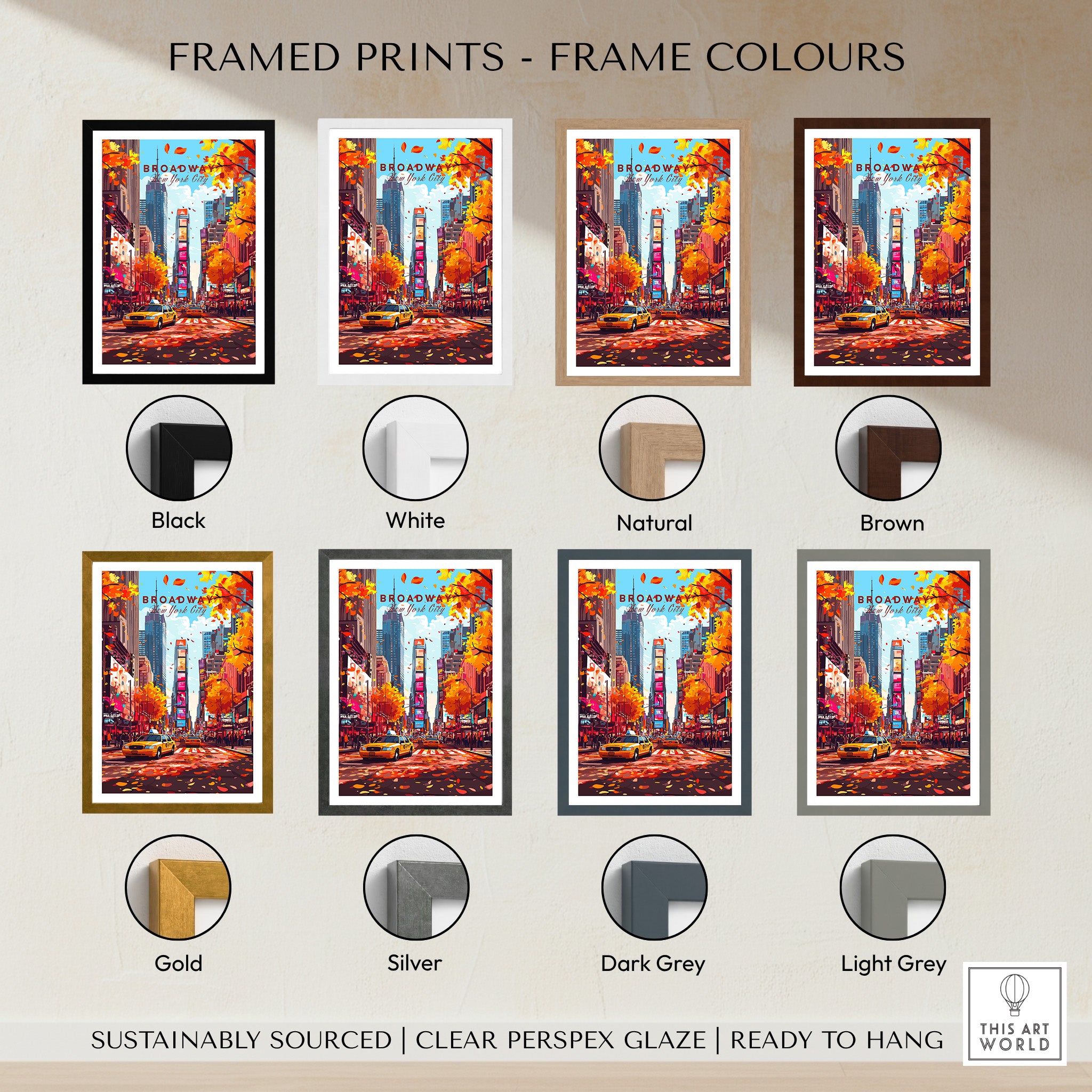 Broadway Travel Print