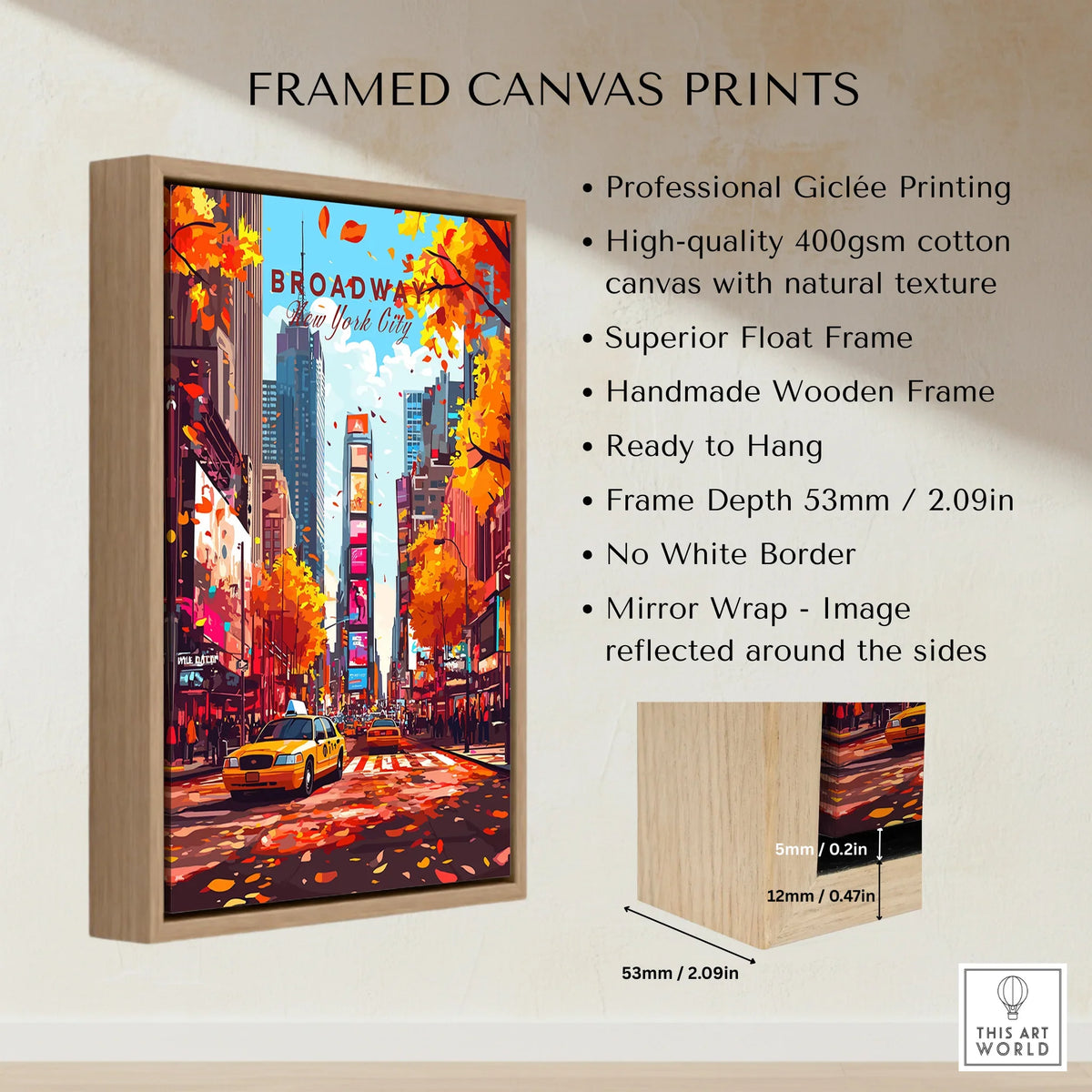 Broadway Travel Print