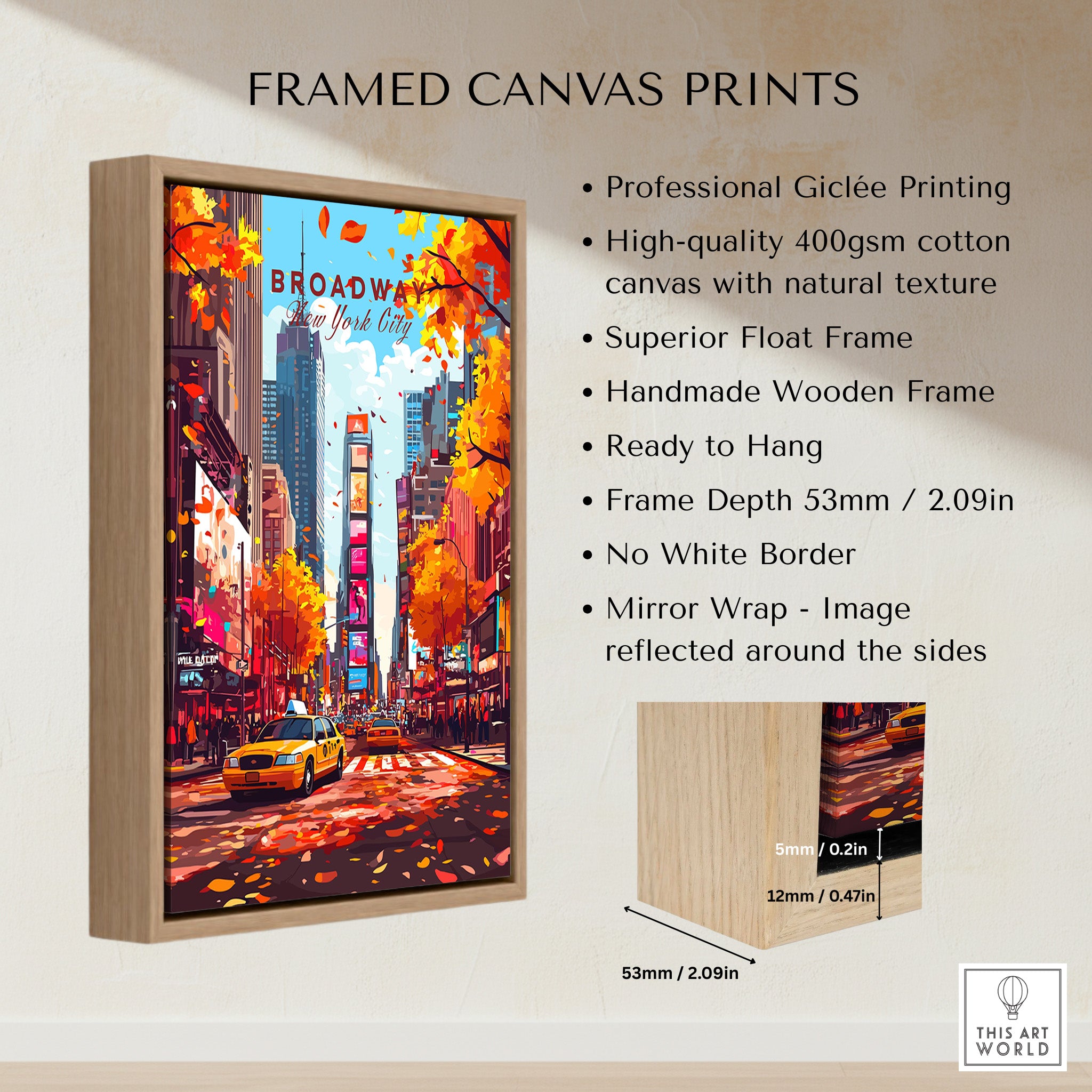 Broadway Travel Print