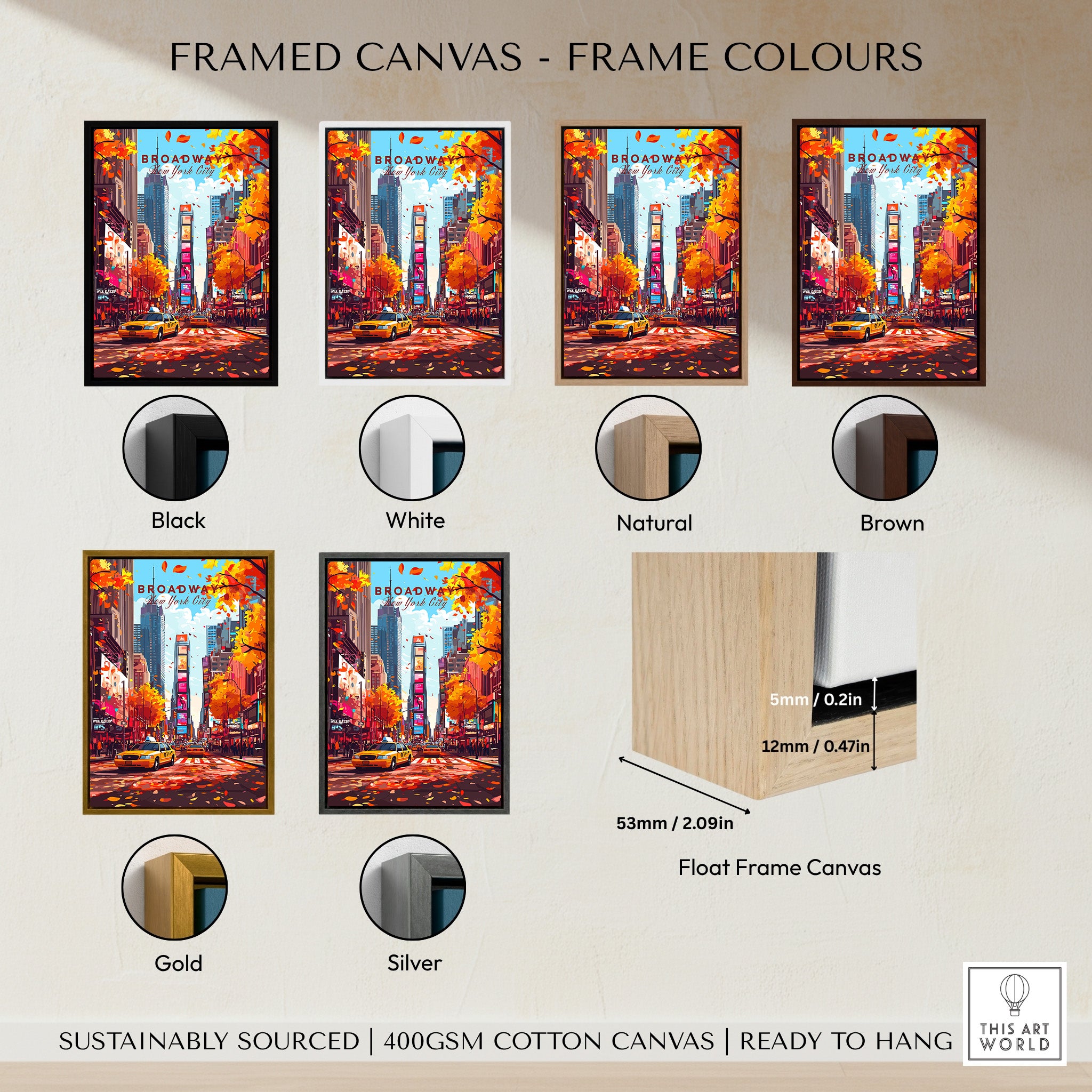 Broadway Travel Print