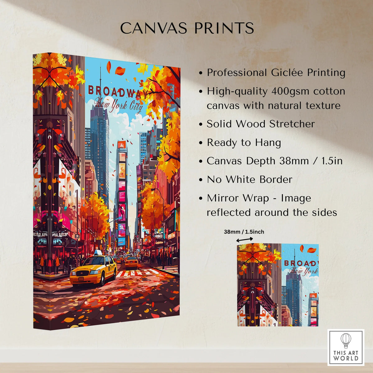 Broadway Travel Print