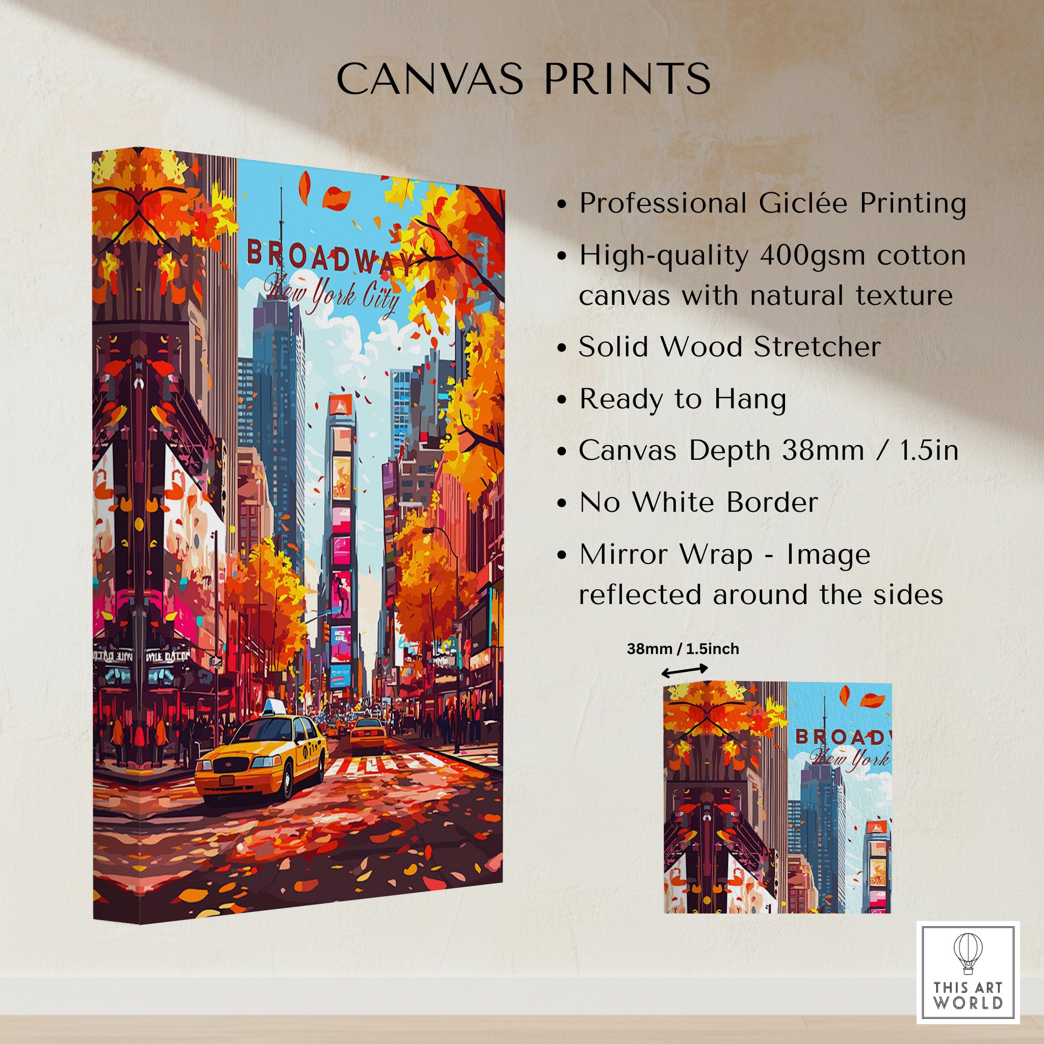 Broadway Travel Print