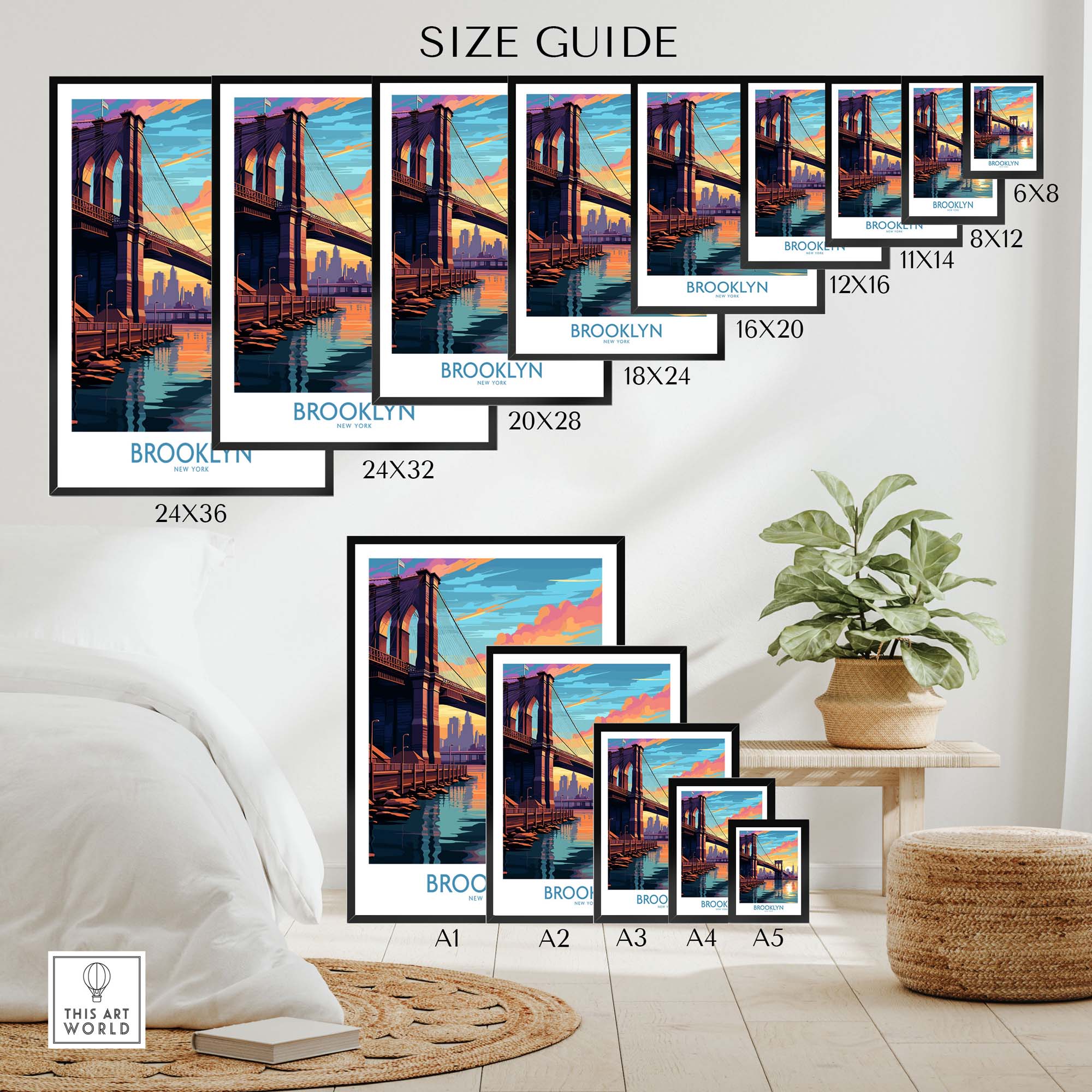 Brooklyn Wall Art Poster