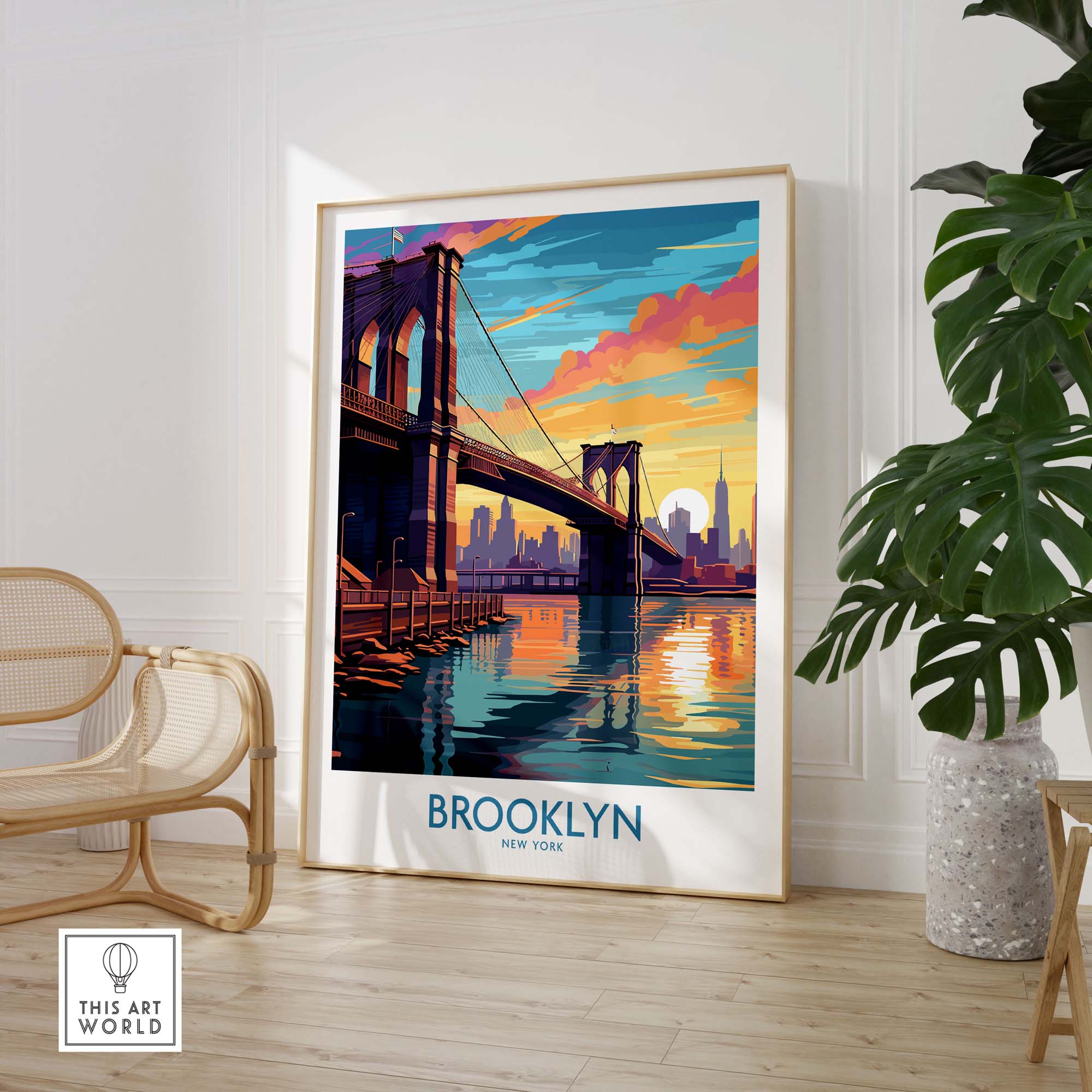 Brooklyn Wall Art Poster