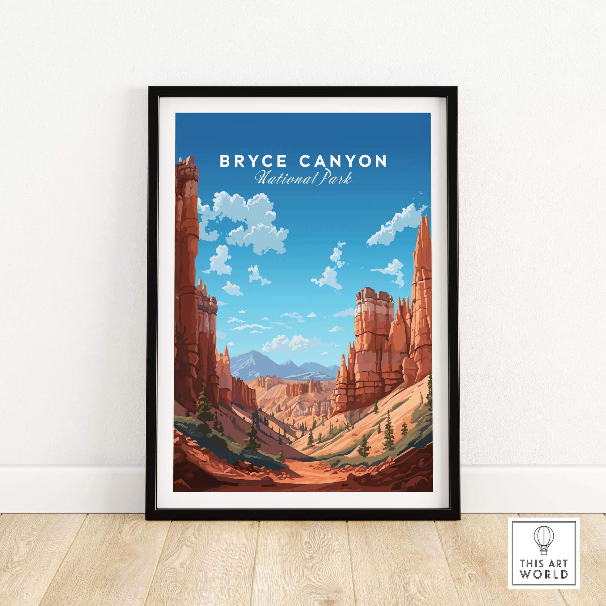 Bryce Canyon Poster | Stunning National Park Decor