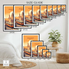 Budapest Travel Poster Print