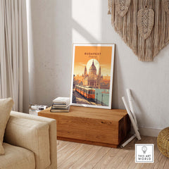 Budapest Travel Poster Print