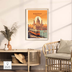Budapest Travel Poster Print