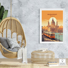Budapest Travel Poster Print