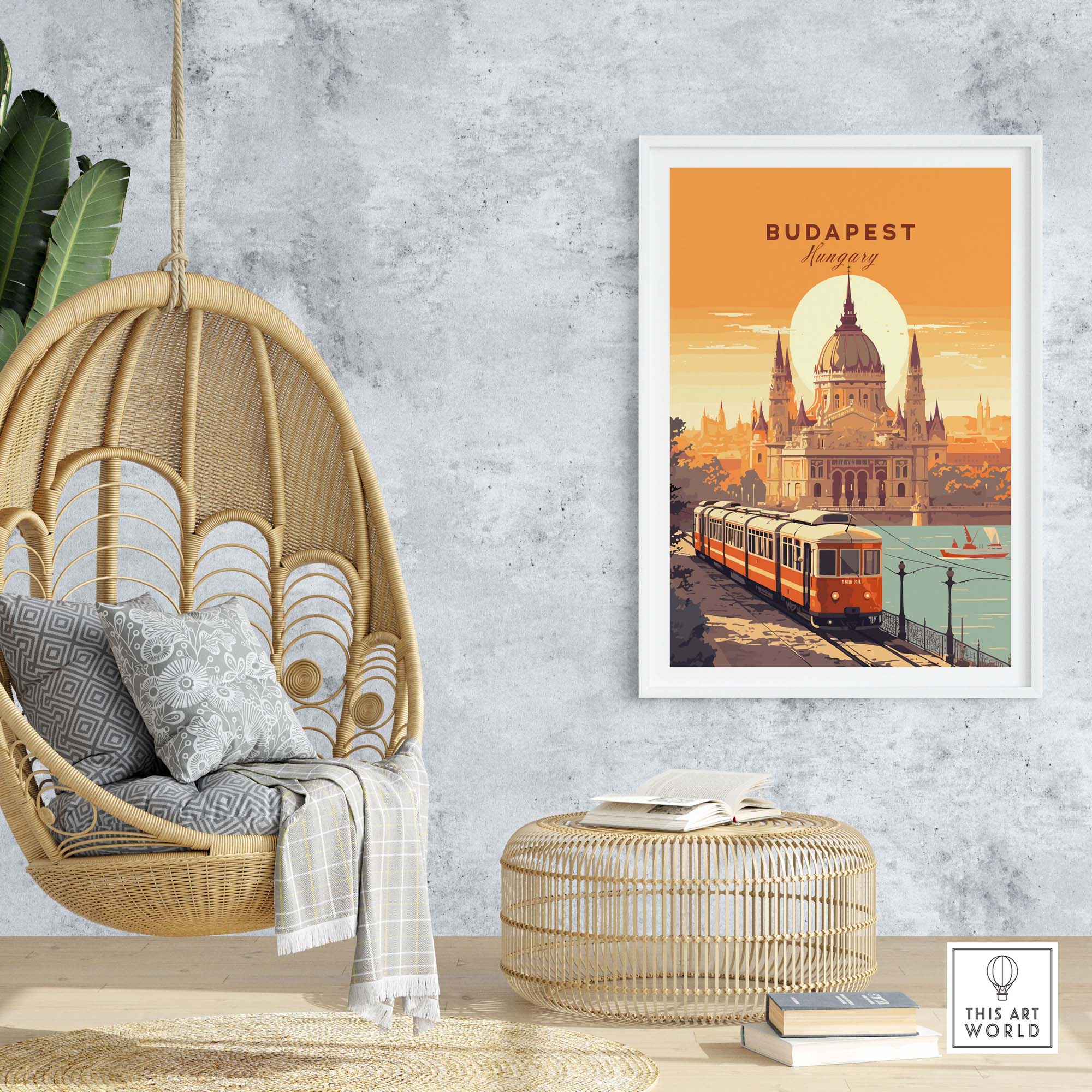 Budapest Travel Poster Print