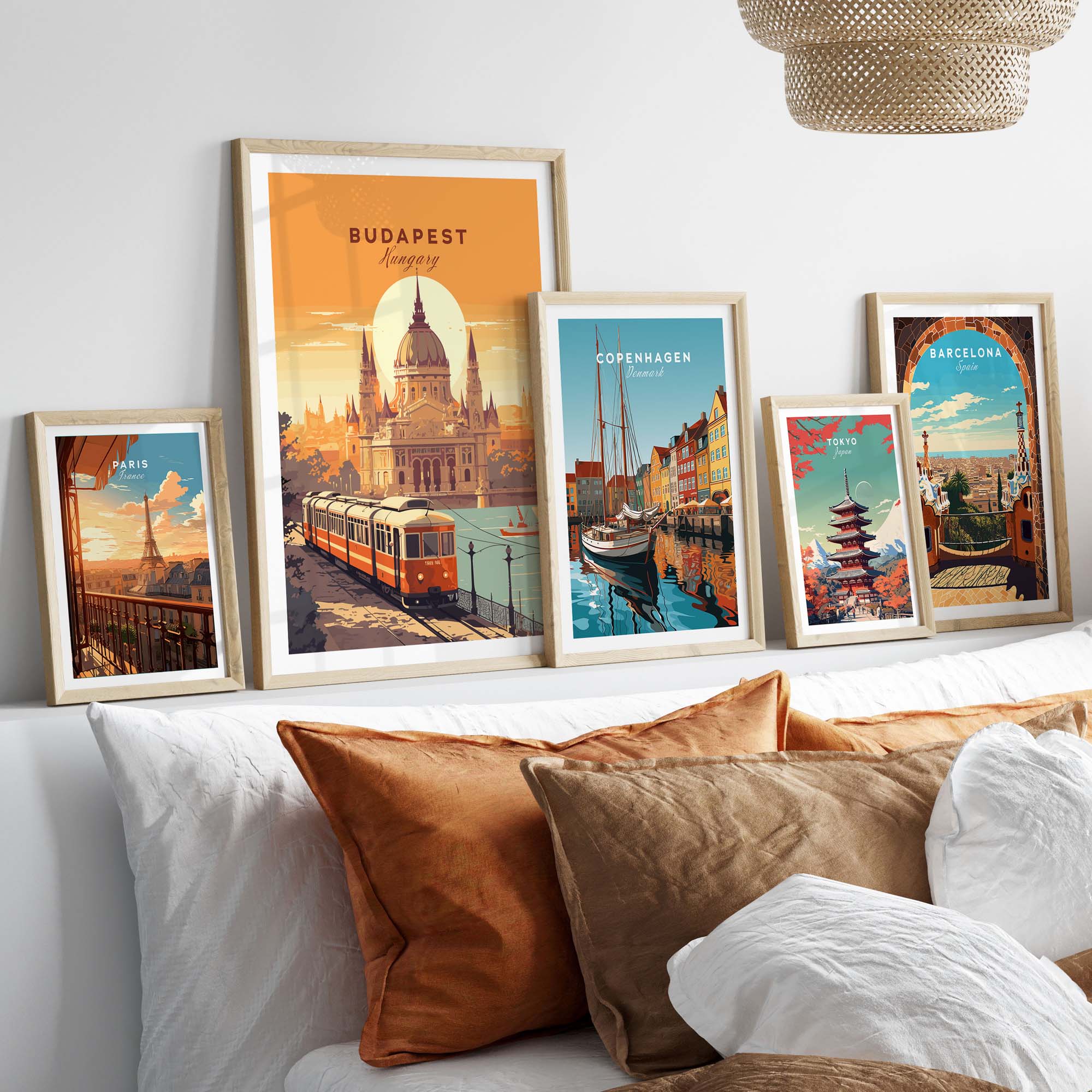 Budapest Travel Poster Print