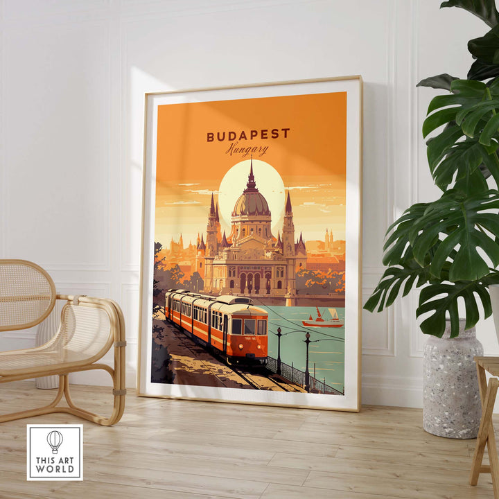 Budapest Travel Poster Print