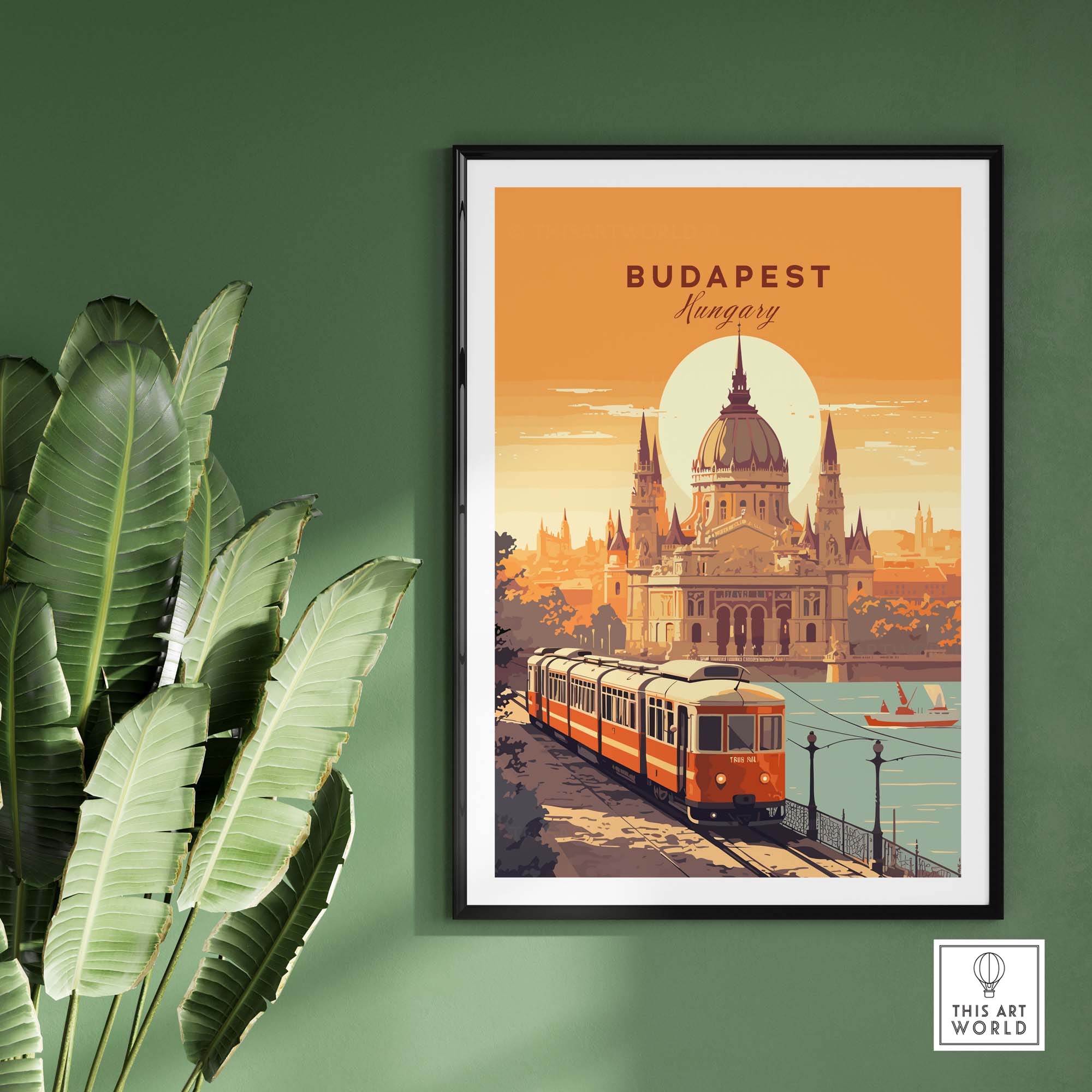 Budapest Travel Poster Print