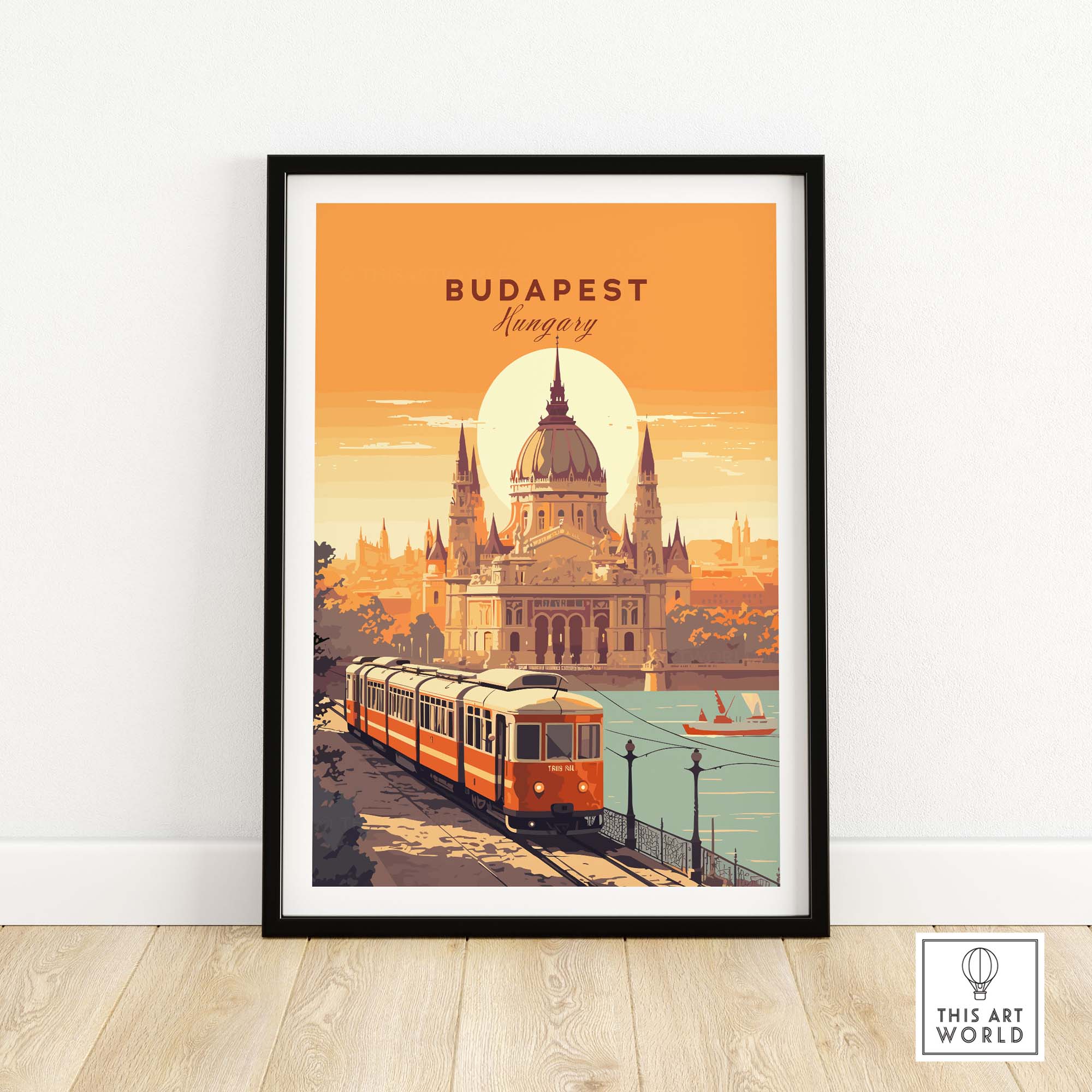 Budapest Travel Poster Print