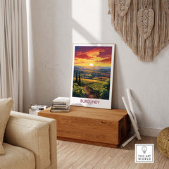 Burgundy France Poster