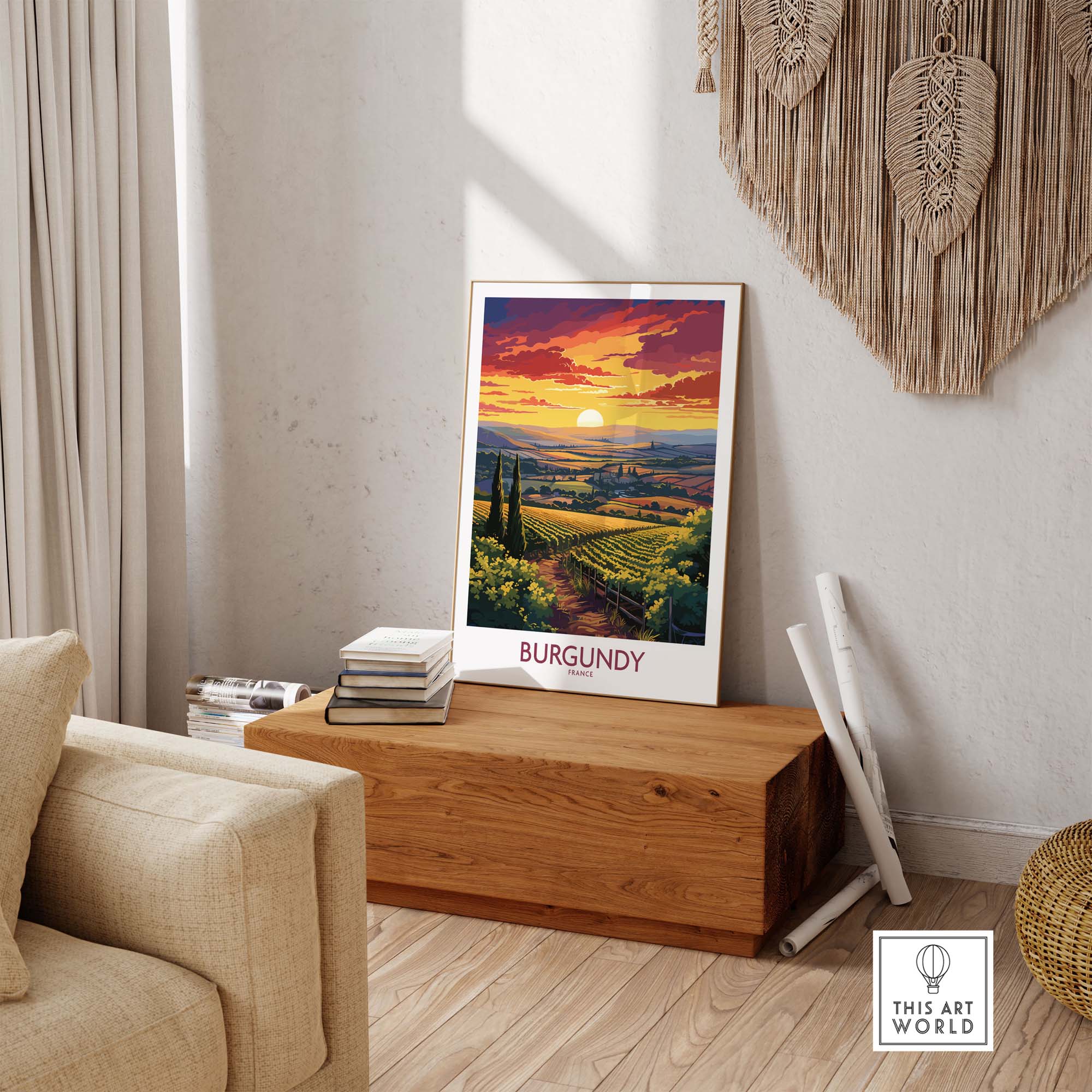 Burgundy France Poster