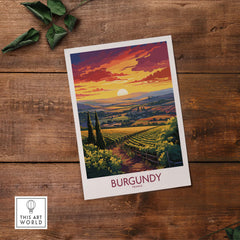 Burgundy France Poster
