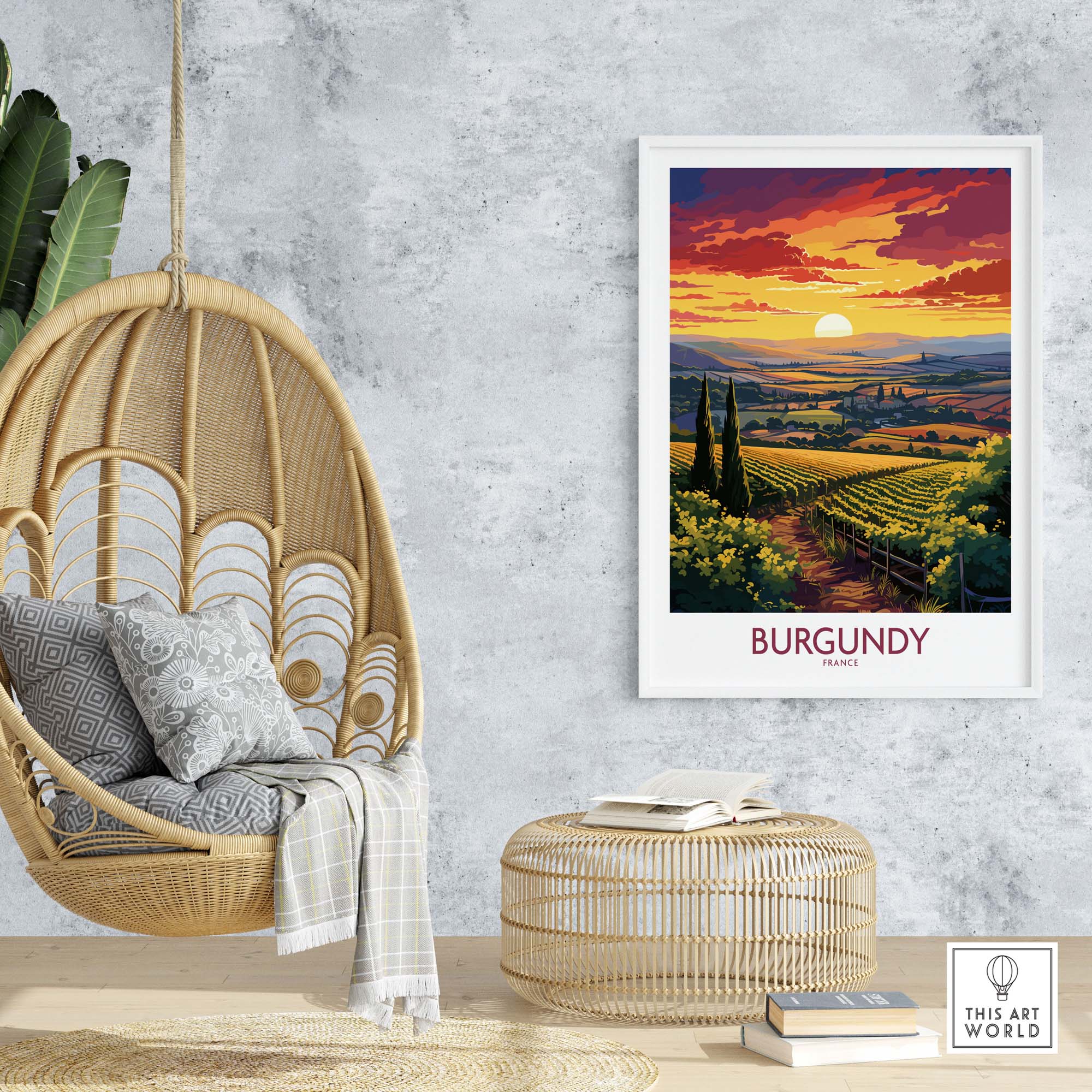 Burgundy France Poster
