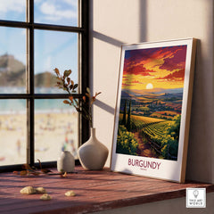 Burgundy France Poster