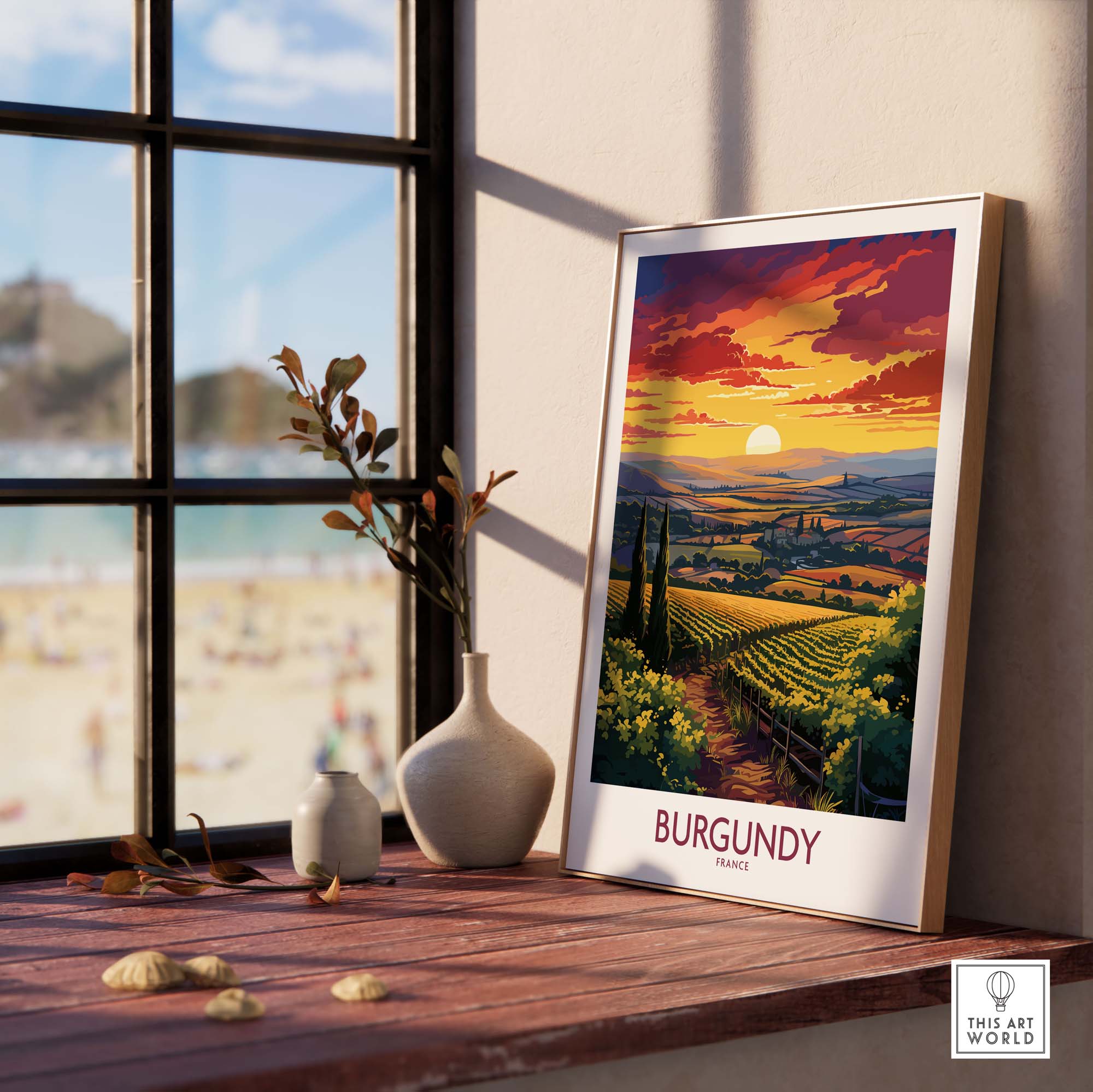 Burgundy France Poster