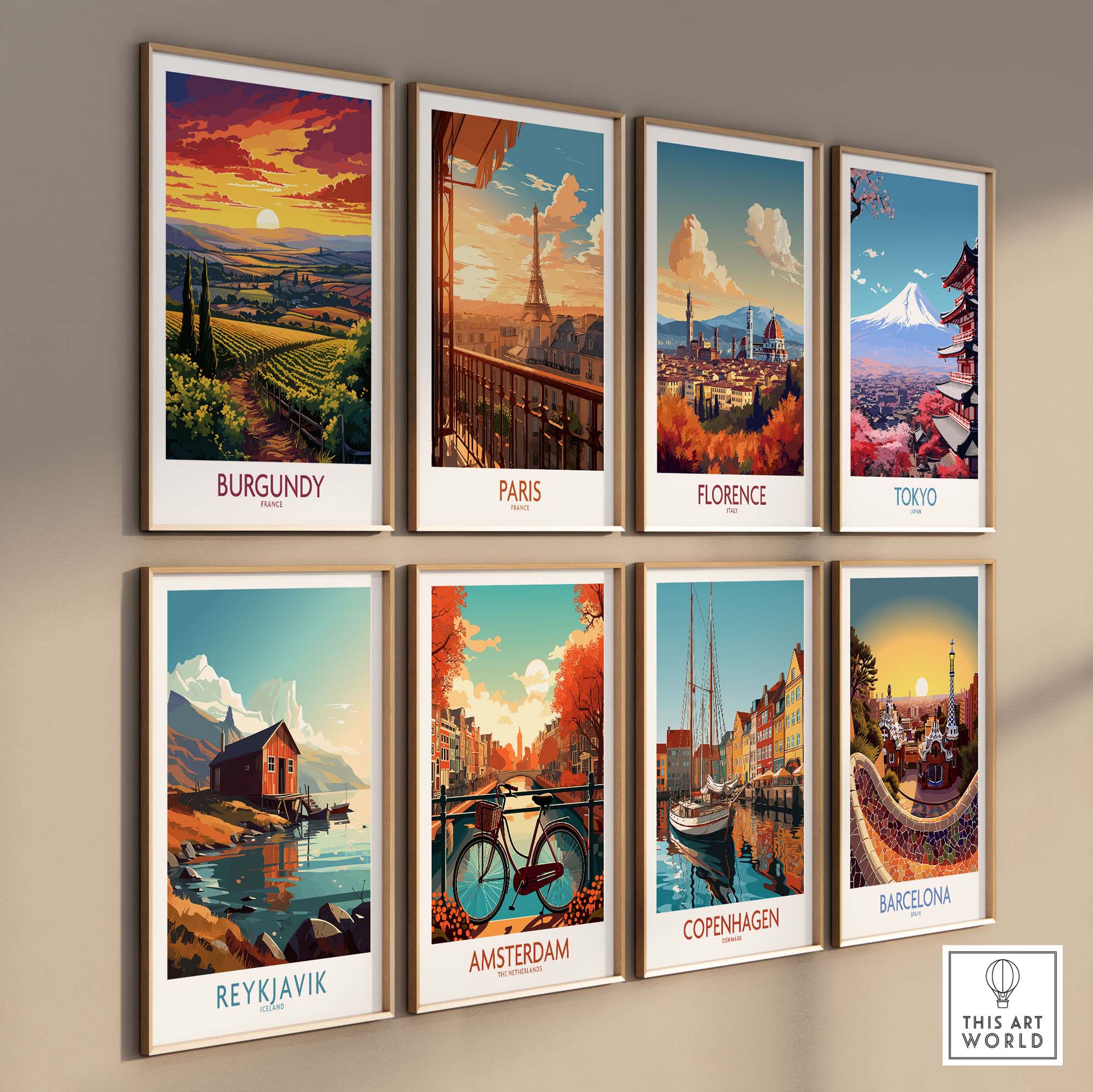 Burgundy France Poster