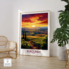 Burgundy France Poster